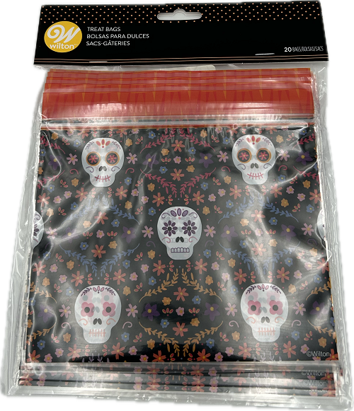 HALLOWEEN RESEAL BAG DAY OF THE DEAD 20 CT NI