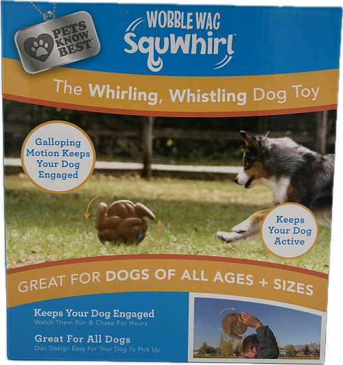 WOBBLE WAG SQUIRREL WHIRL DOG TOY