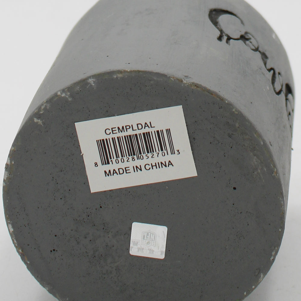 DALLAS COWBOYS CEMENT PLANTER -4IN -EMPTY