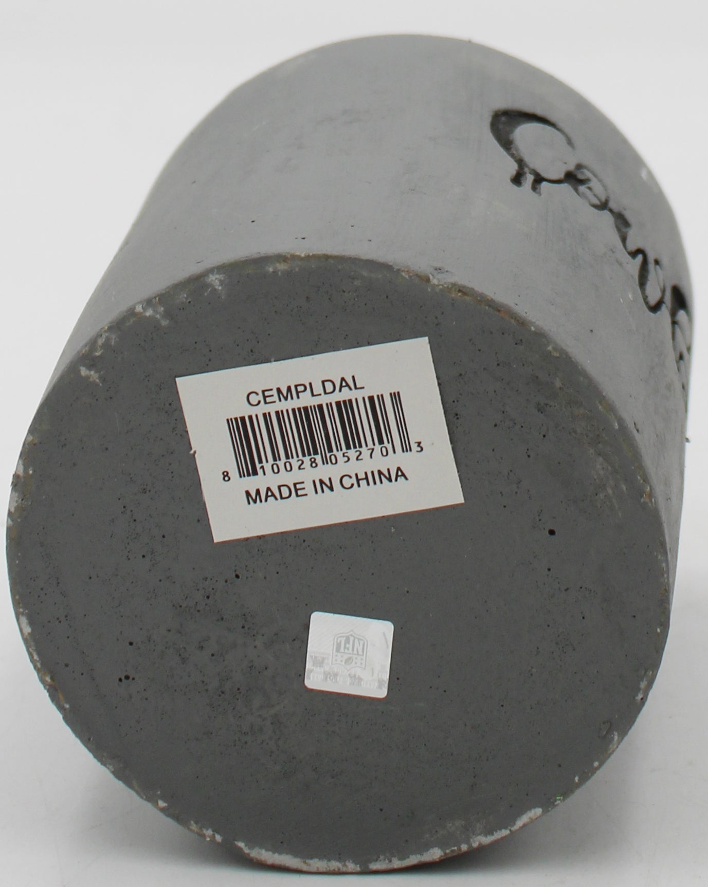 DALLAS COWBOYS CEMENT PLANTER -4IN -EMPTY