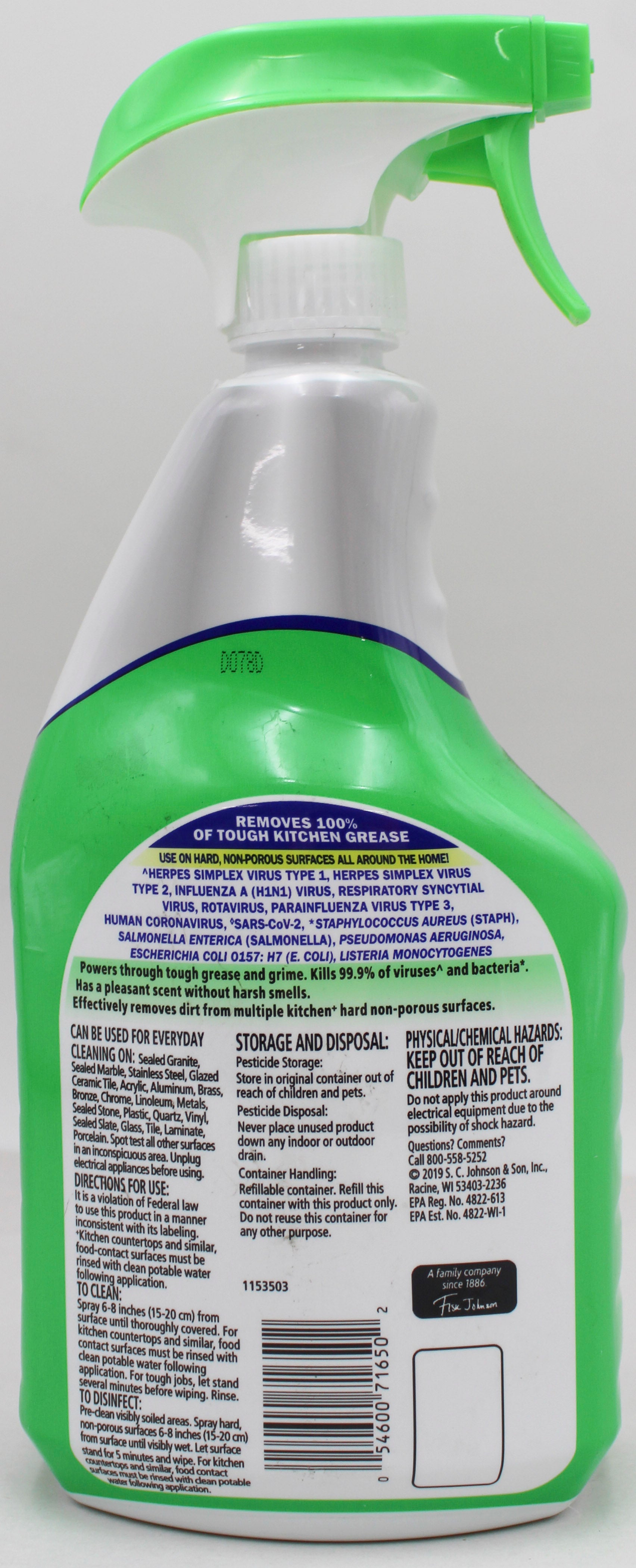 SP Fantastik SC Kitchen & Grease Cleaner 32oz