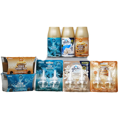 GLADE AIR FRESHENER DSPLY-WINTER ASST