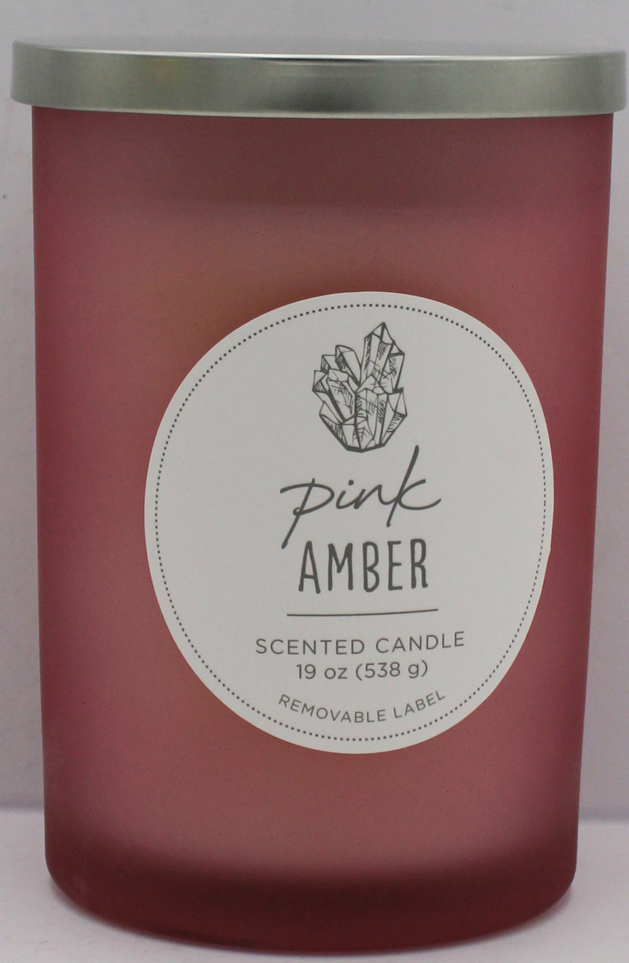 CHESAPEAKE BAY JAR CANDLE PINK AMBER 19oz NI