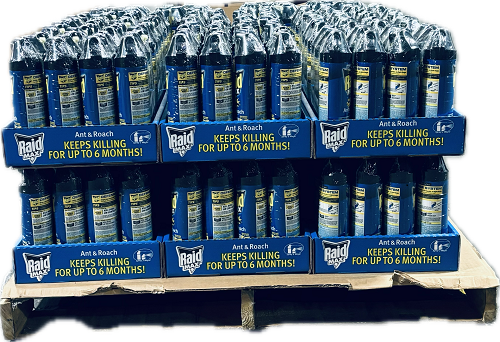 RAID MAX ANT & ROACH KILLER 3ct 14.5oz DISPLAY