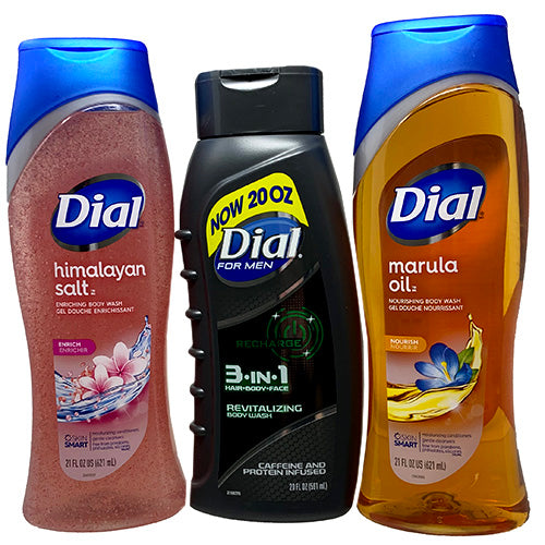 DIAL BODYWASH 20oz/21oz-ASST DSPLY