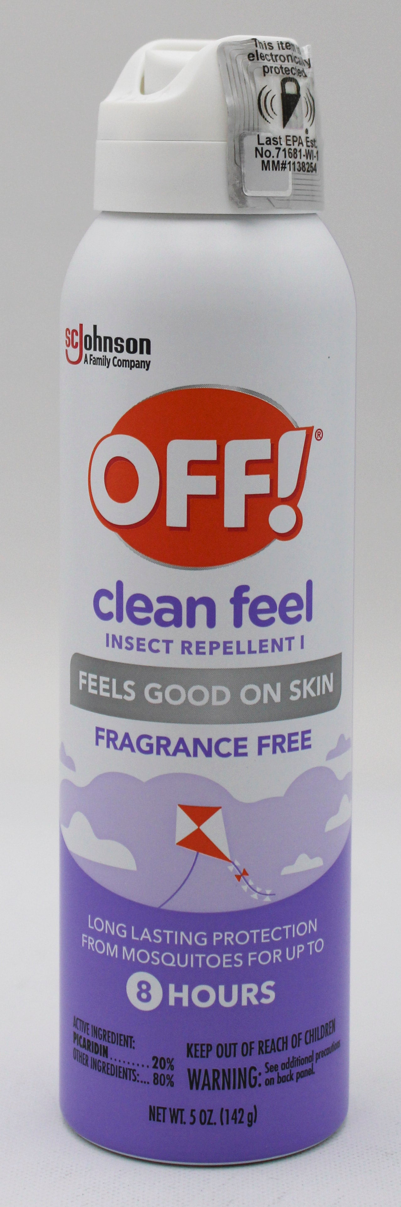 OFF CLEAN FEEL INSECT REPELLENT AEROSOL 5oz