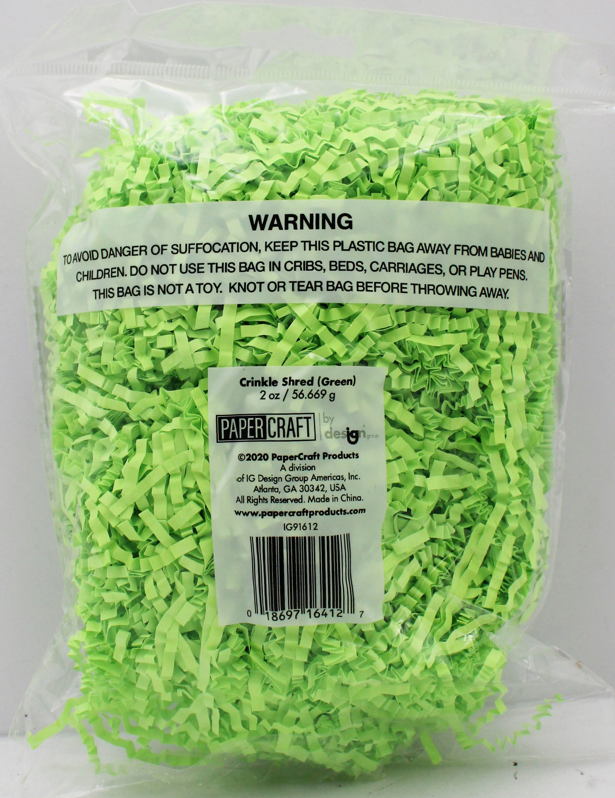 GIFT PAPER SHRED 2OZ - GREEN