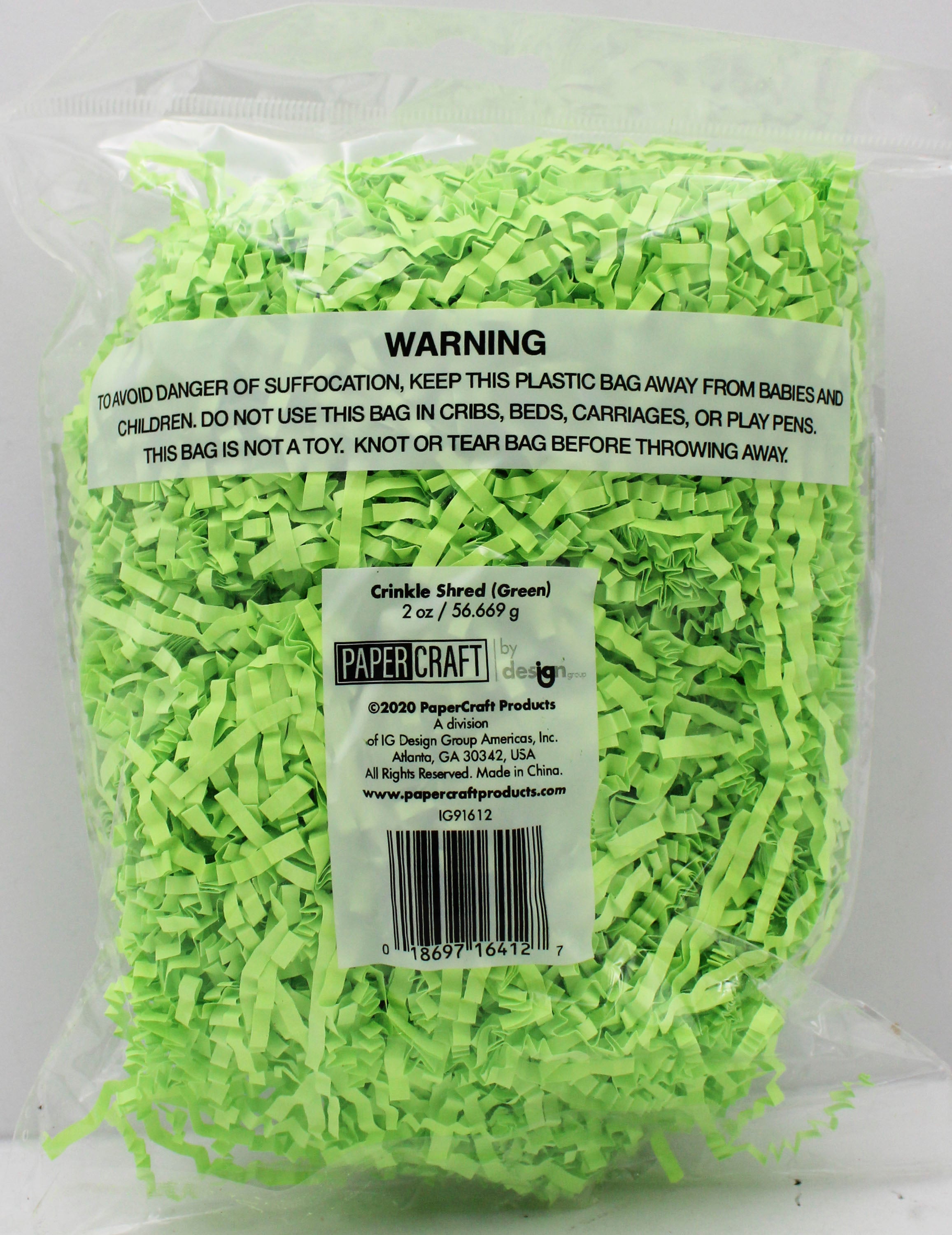 GIFT PAPER SHRED 2OZ - GREEN