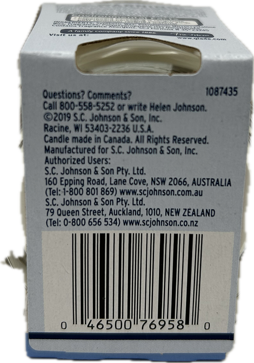 GLADE CANDLE CLEAN LINEN 3.4oz