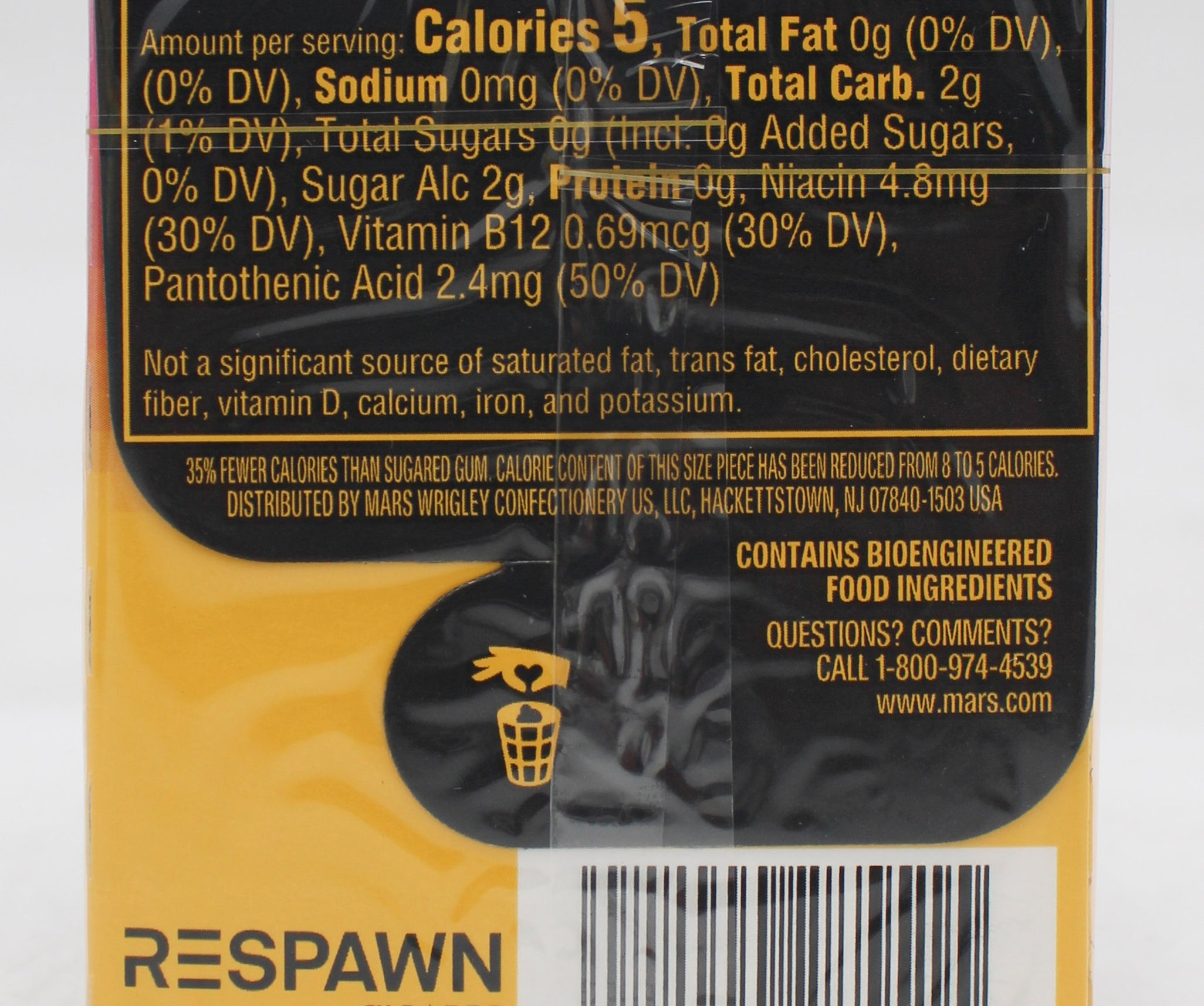 RESPAWN TROPICAL PUNCH GUM BB 15 STICKS 1/16/26