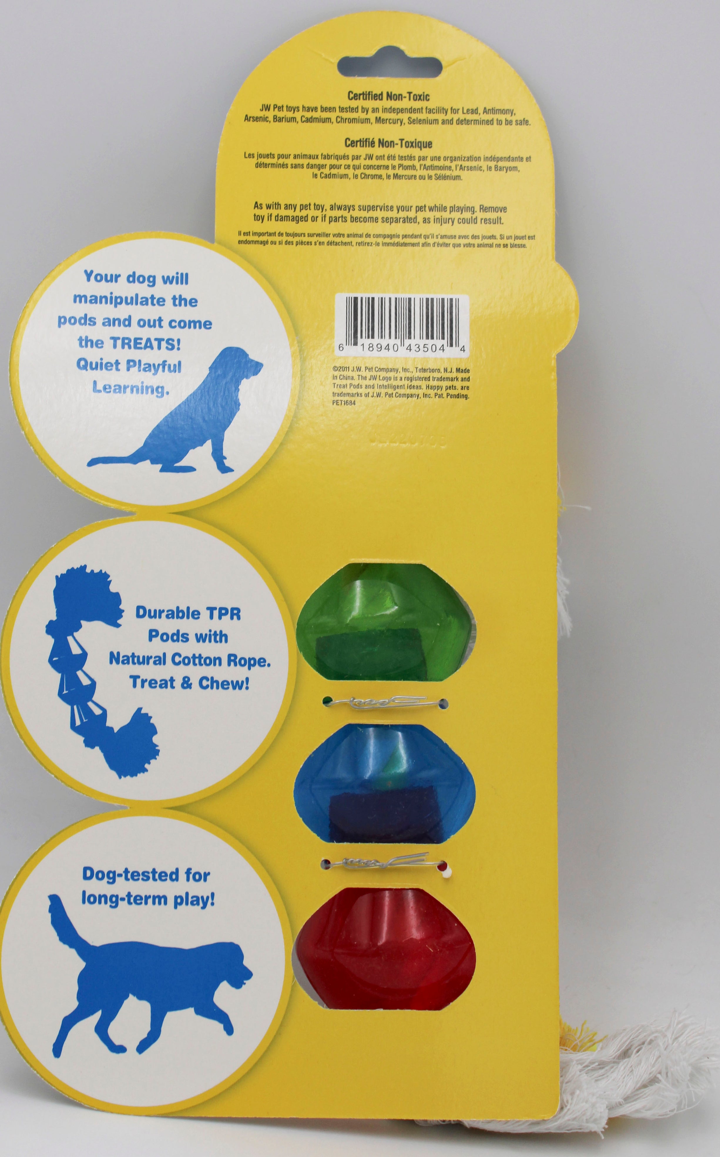 JW TREAT PODS DOG TOY LG