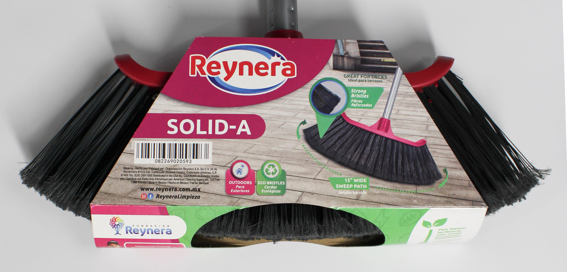 Double Angled Broom Cleaning Tool Bulk Pack