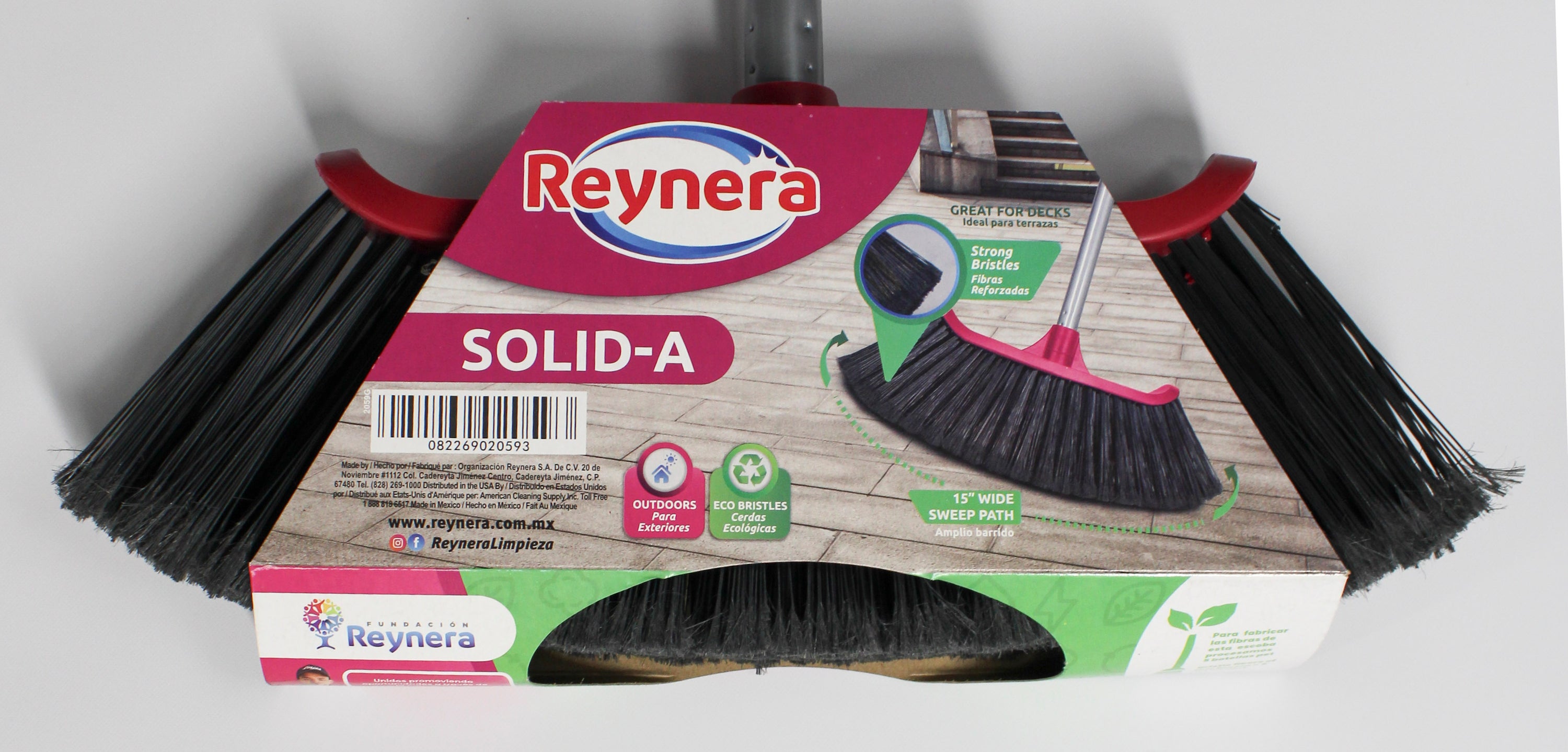 Double Angled Broom Cleaning Tool Bulk Pack
