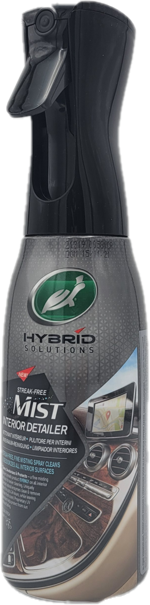 TURTLE WAX HYBRID SOLUTIONS STREAK-FREE MIST INTERIOR DETAILER 19.98OZ