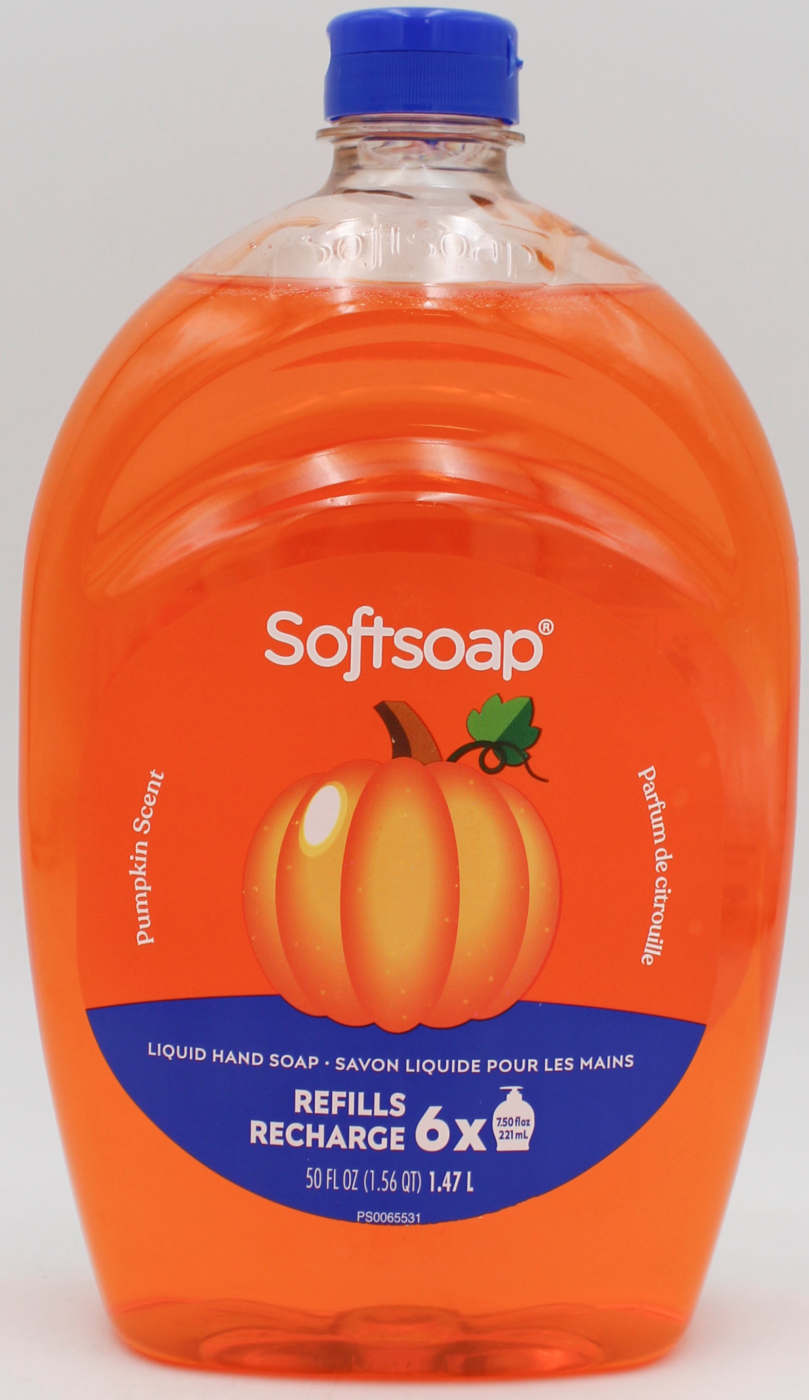 SOFTSOAP LIQUID HAND SOAP REFILL FALL PUMPKIN 50floz/1.47L NI