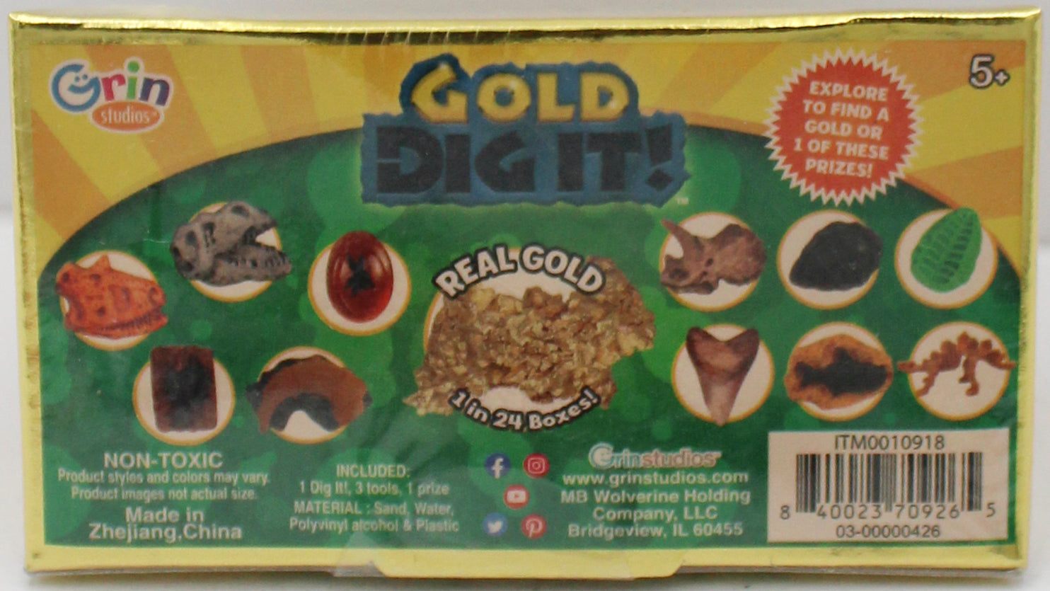 GOLD DIG IT DINO DIG.