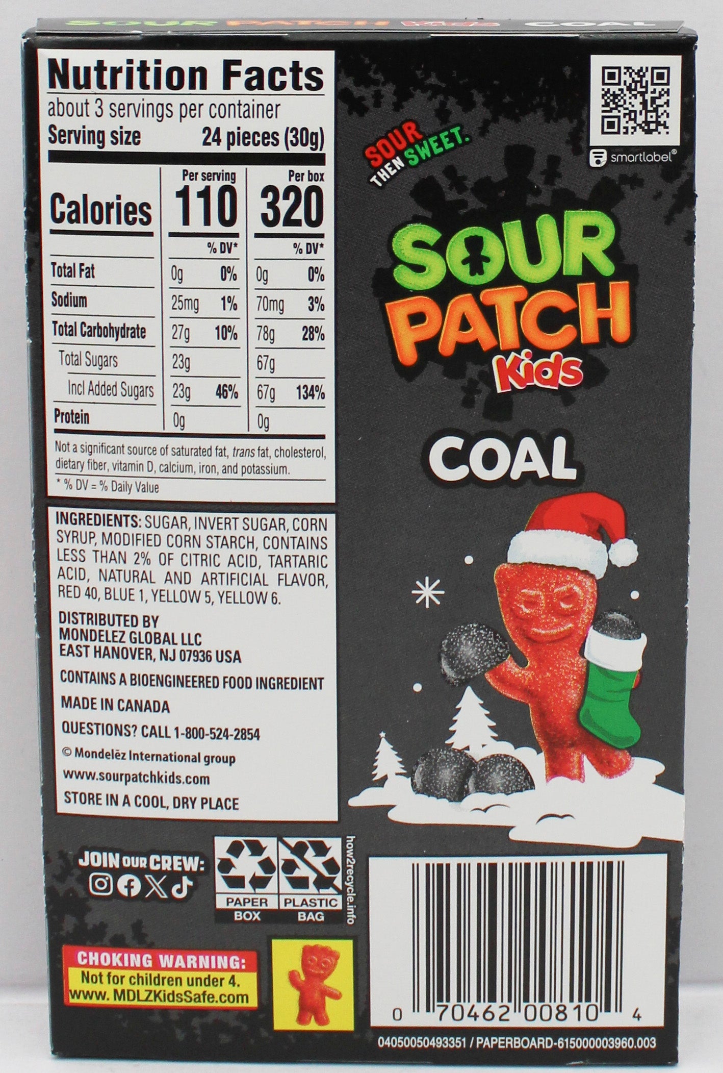 SOUR PATCH KIDS COAL THEATRE BOX 3.1 Oz BB 7/13/26