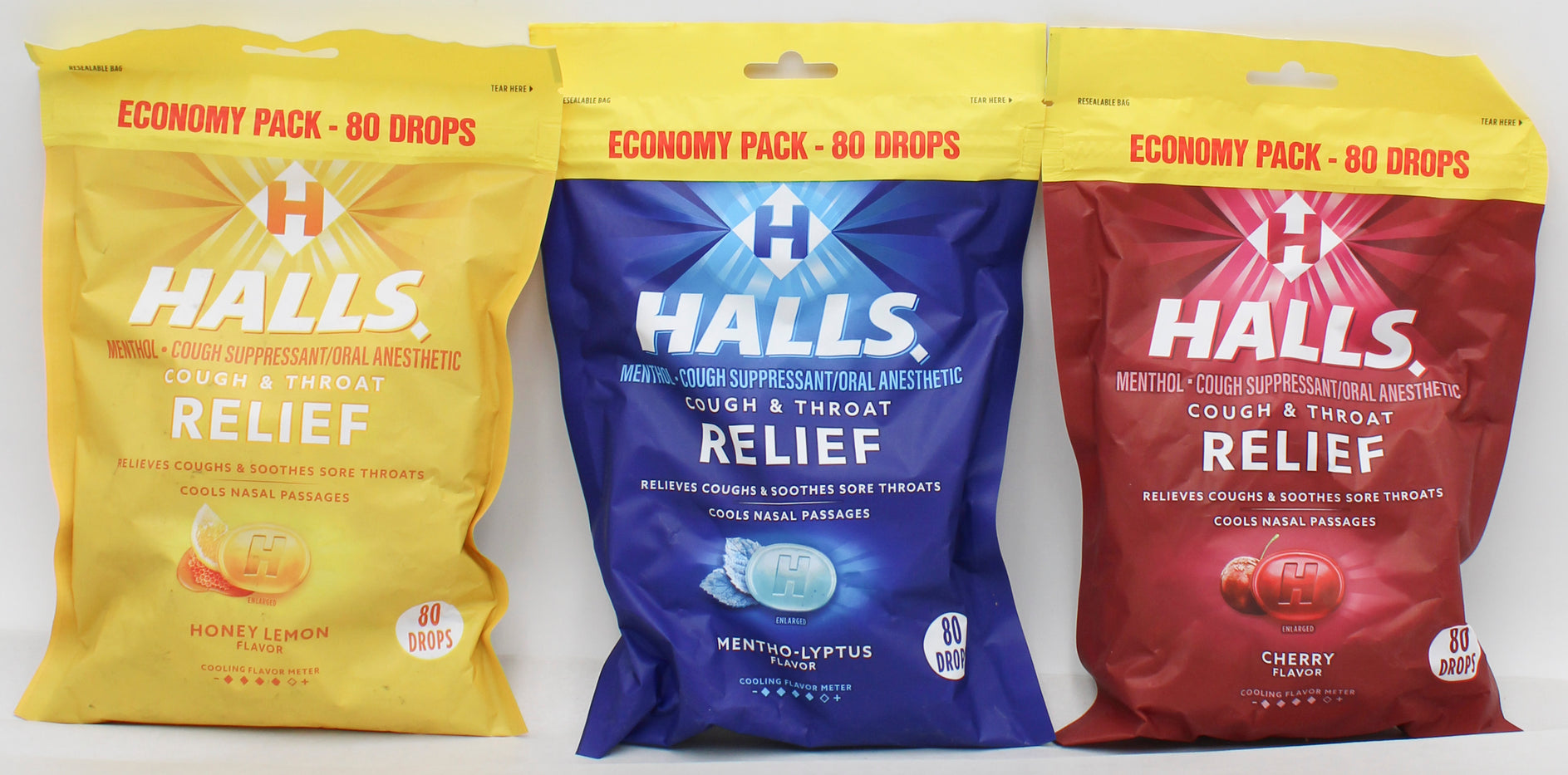 HALLS BASE ECO BAG FS 80 CT EXP 1/16/27