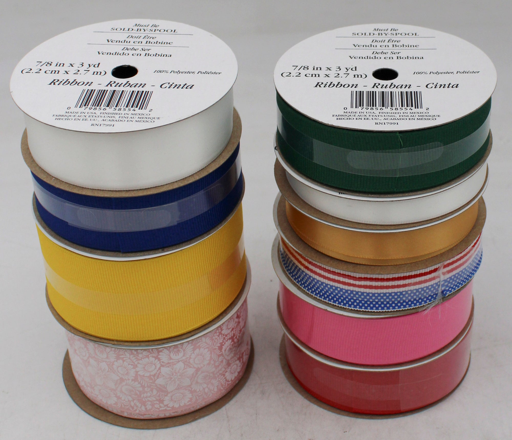CRAFT  RIBBON ASST COLORS & SIZES