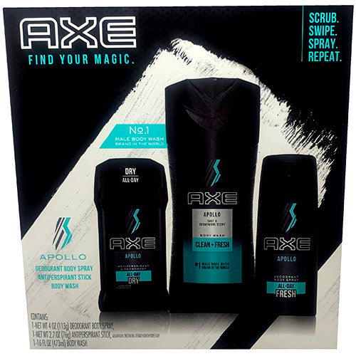 AXE MEN BATH/BODY 3PC SET(3/21)APLO