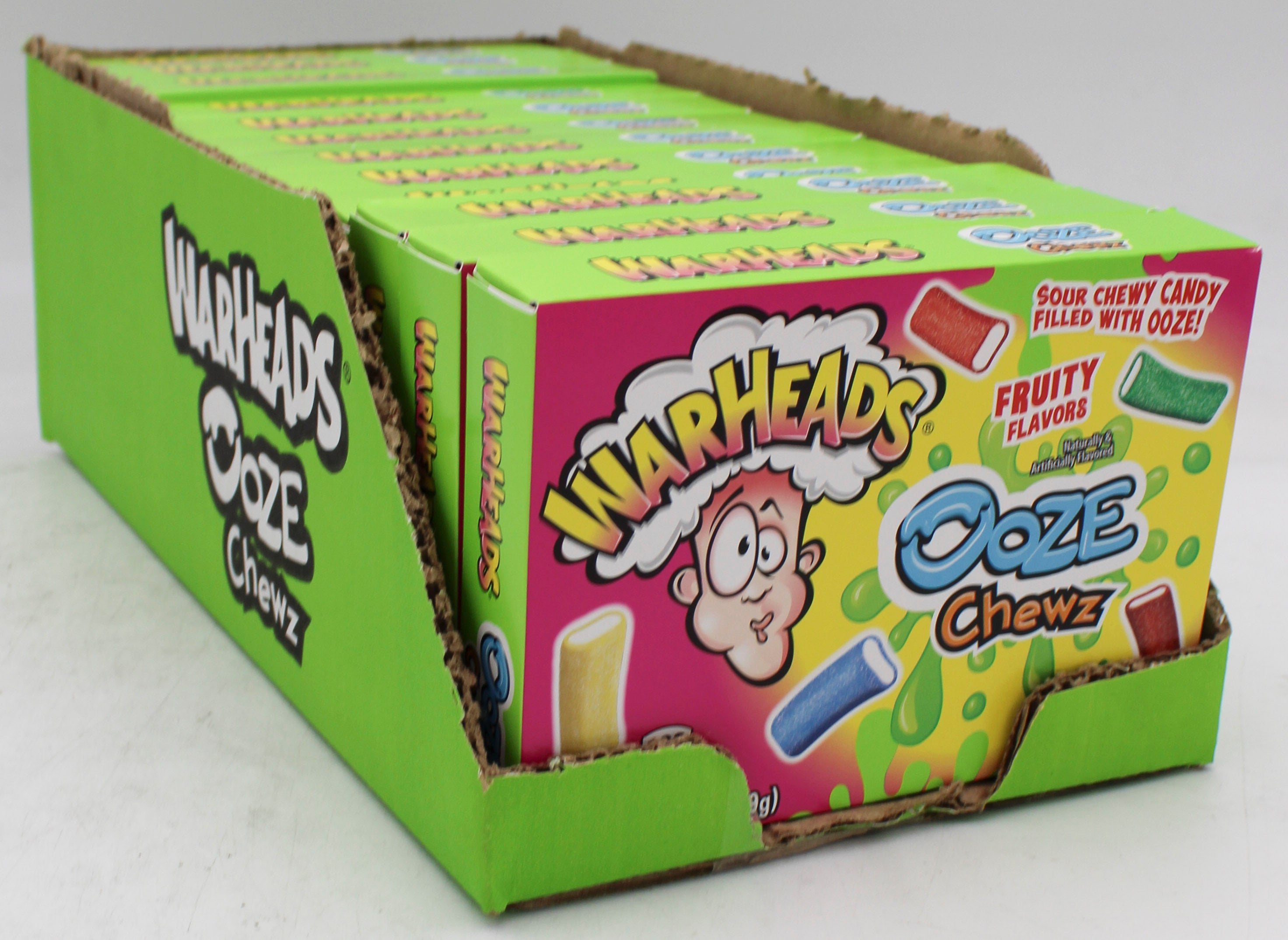 WARHEADS OOZE CHEWZ ROPES THEATRE BOX 3.5 Oz Best By 3/1/26