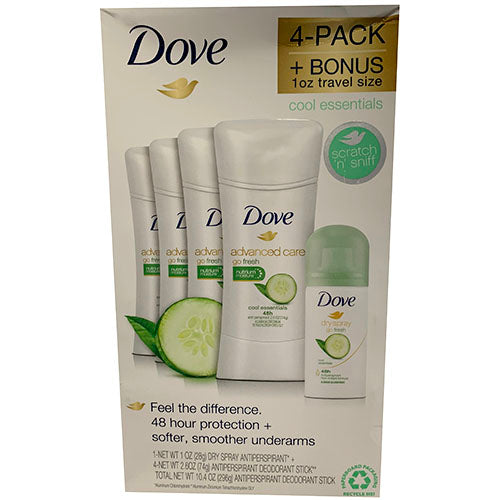 DOVE ADV.CARE DEOD 4PC SET-COOL