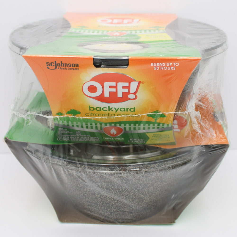 SP PEST2025 OFF CITRONELLA CANDLE BACKYARD 2CT PRISTINE