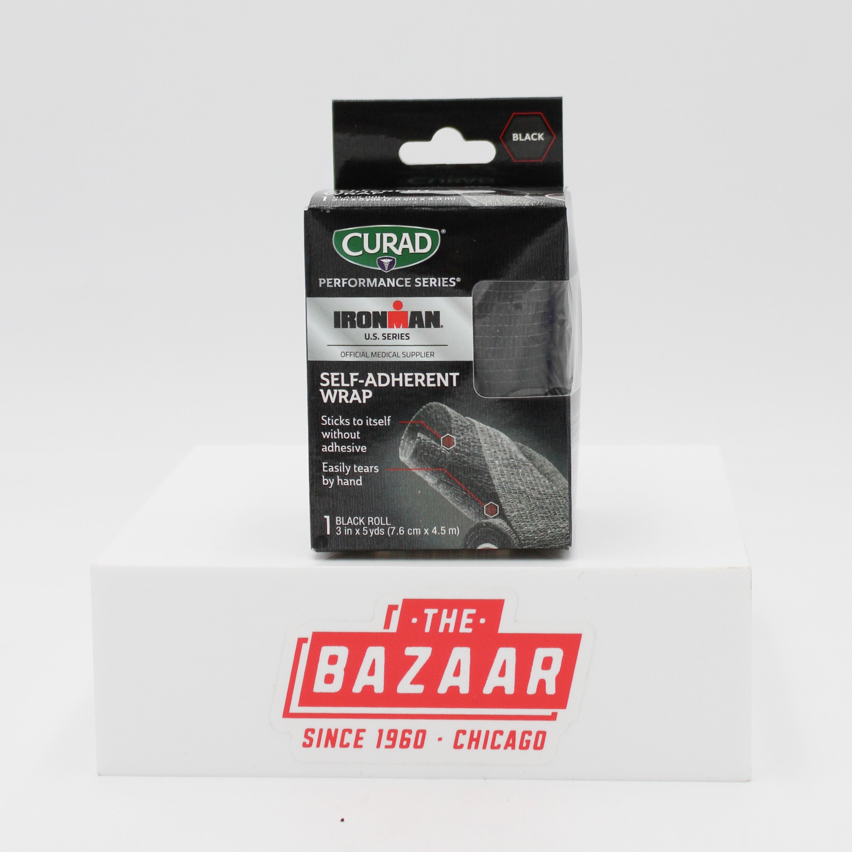 CURAD SELF-ADHERENT WRAP BLACK 3" 5yds NI