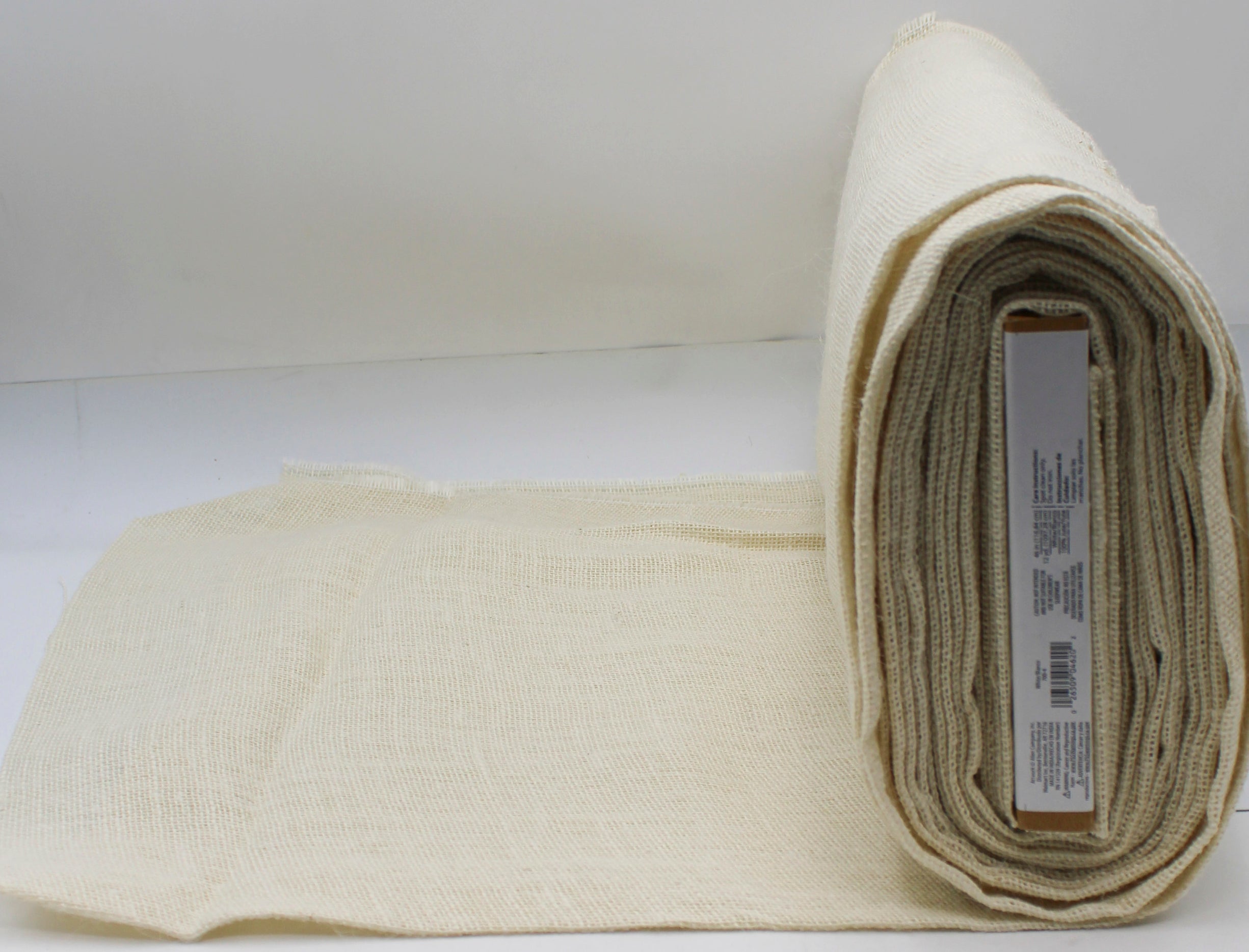 BULK BURLAP - 46" W x 12 YD - WHITE