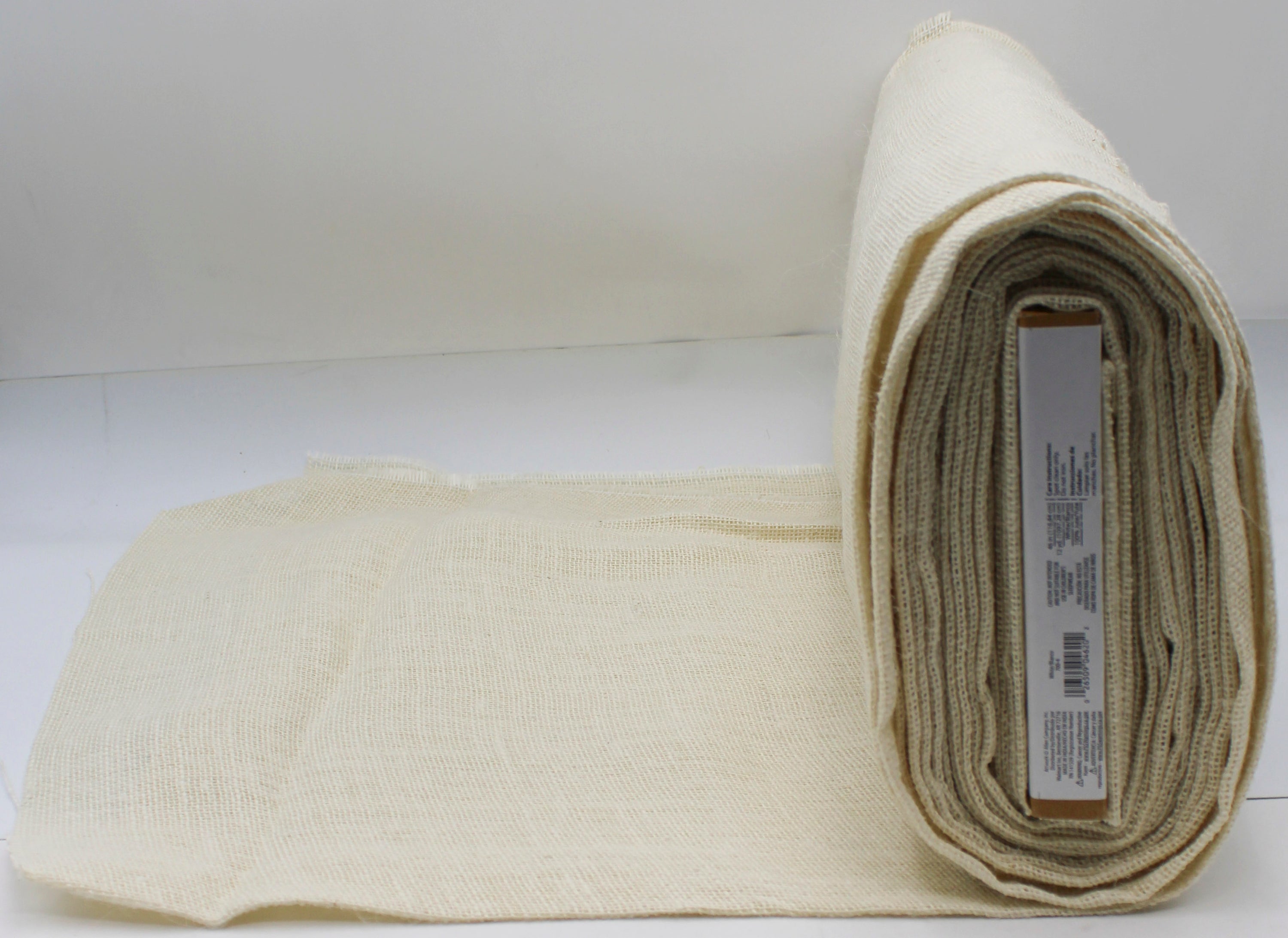 BULK BURLAP - 46" W x 12 YD - WHITE