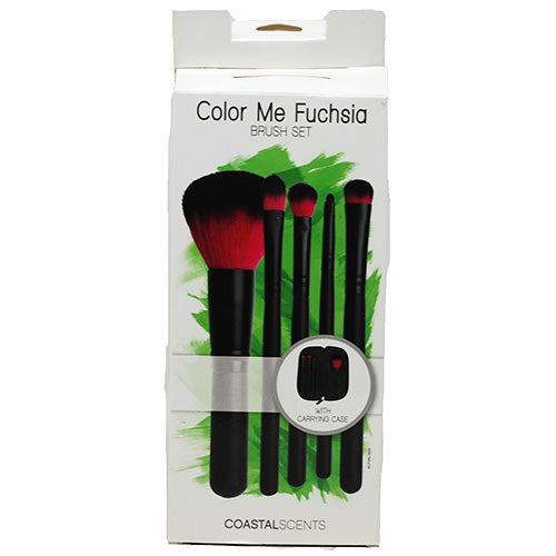 COASTAL SCNT MAKEUP BRUSH SET 5PC