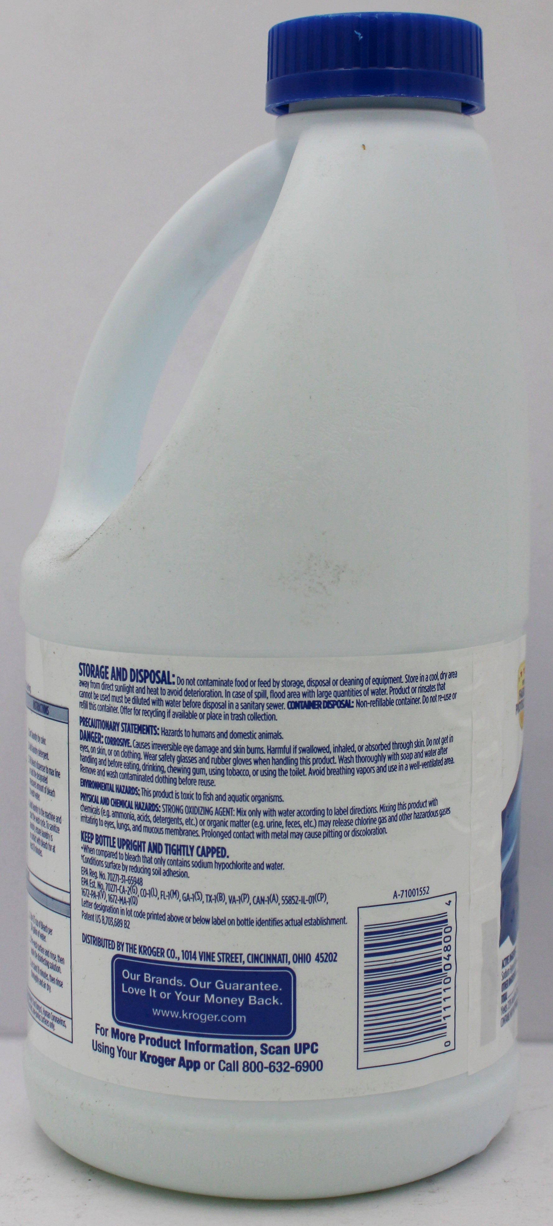 43oz KROGER CONCENTRATED BLEACH