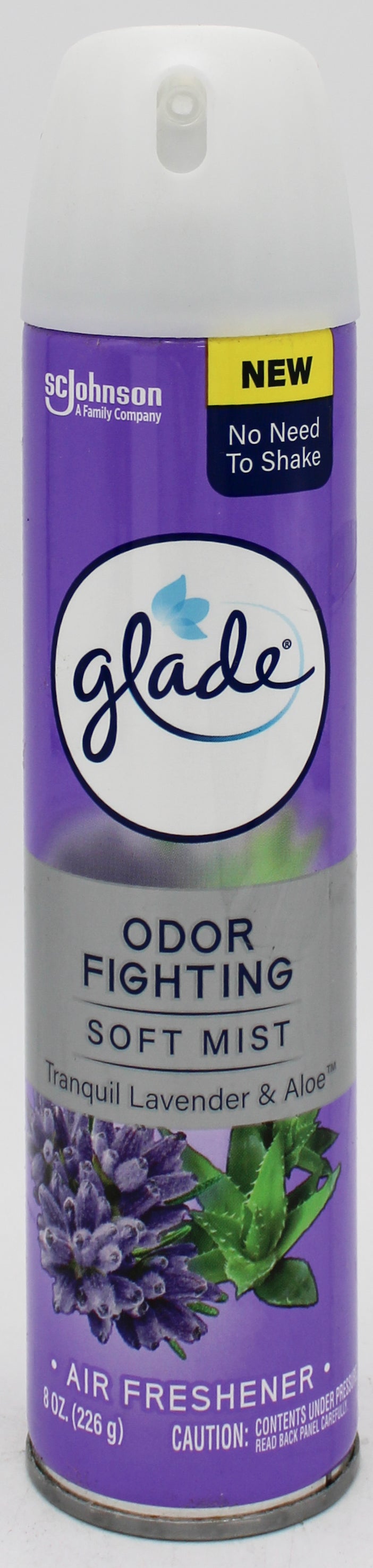 SP GLADE AIR FRESHENER TRANQUIL LAVENDER & ALOE 8oz