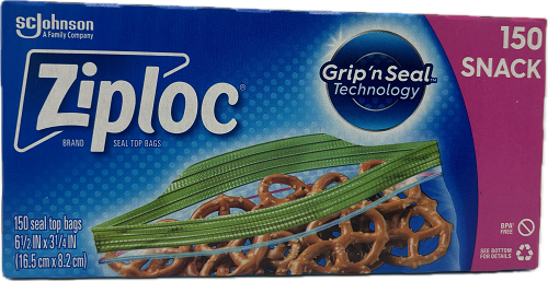 ZIPLOC LINC SNACK 150CT UN US