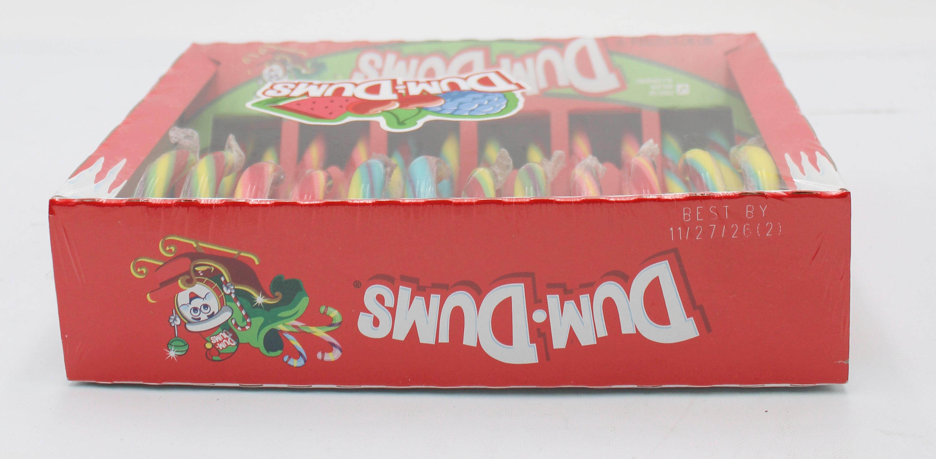 Dum Dums Candy Canes 12ct 5.3oz Bulk Case