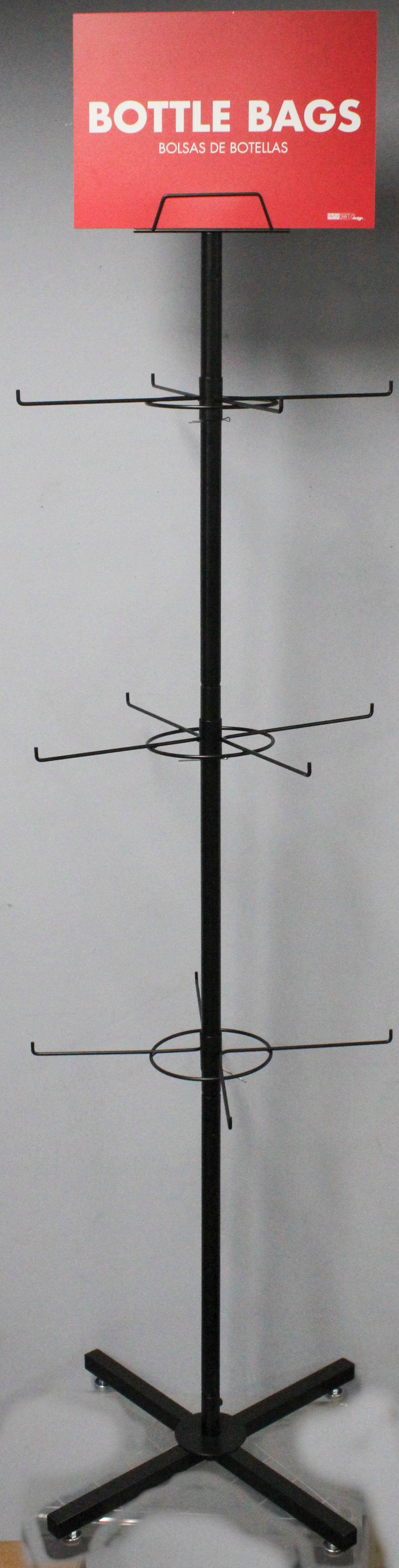 BOTTLE BG SPINNER DISPLAY RACK