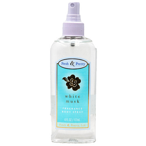 FRSH PRTTY Body Spray White Musk 6oz – Wholesale