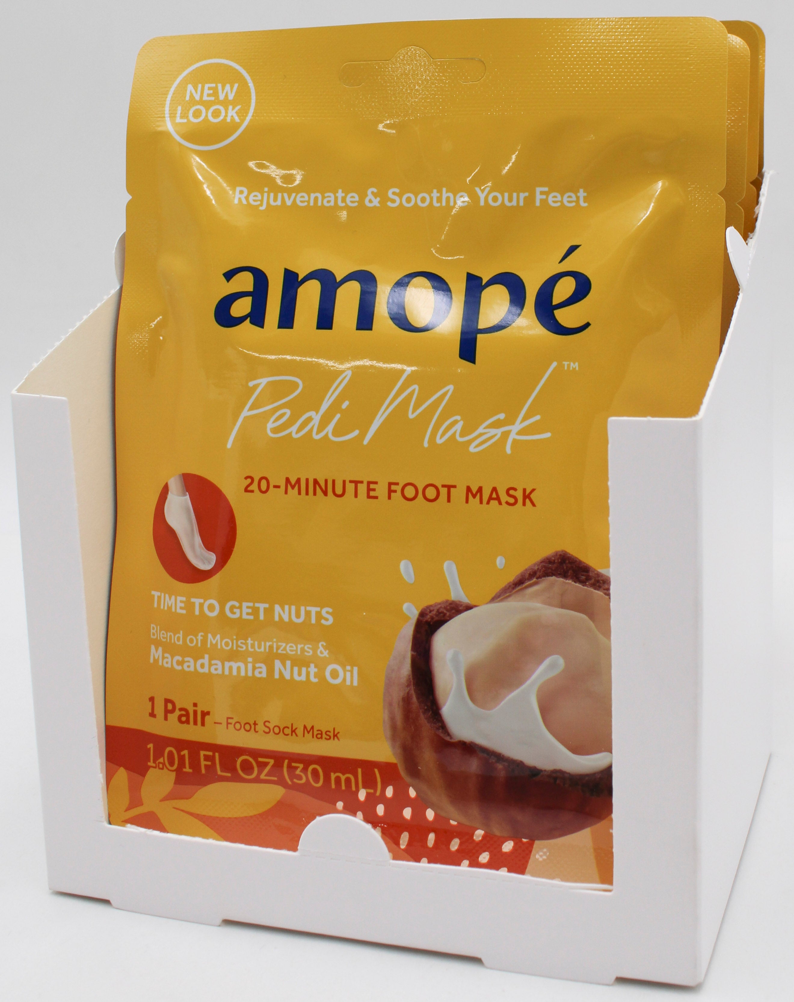 AMOPE FOOT MASK MACADAMIA OIL