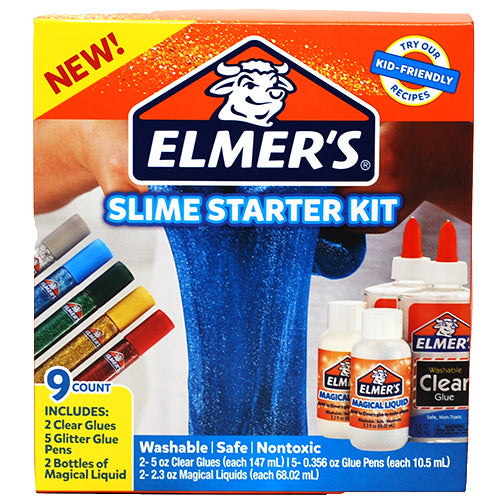 ELMERS SLIME STATER KIT 9PC-WASHBLE