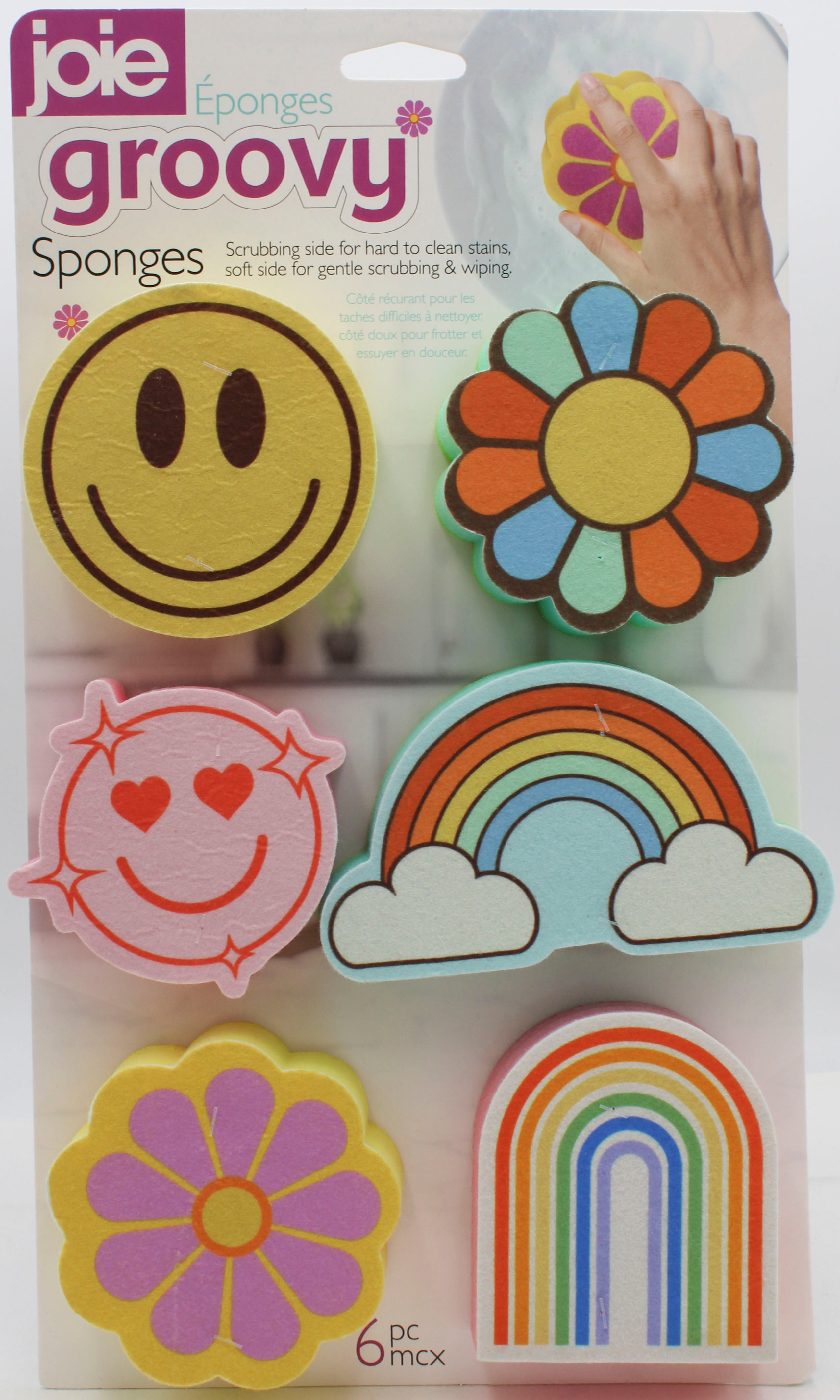 6PC RETRO SPONGES NI