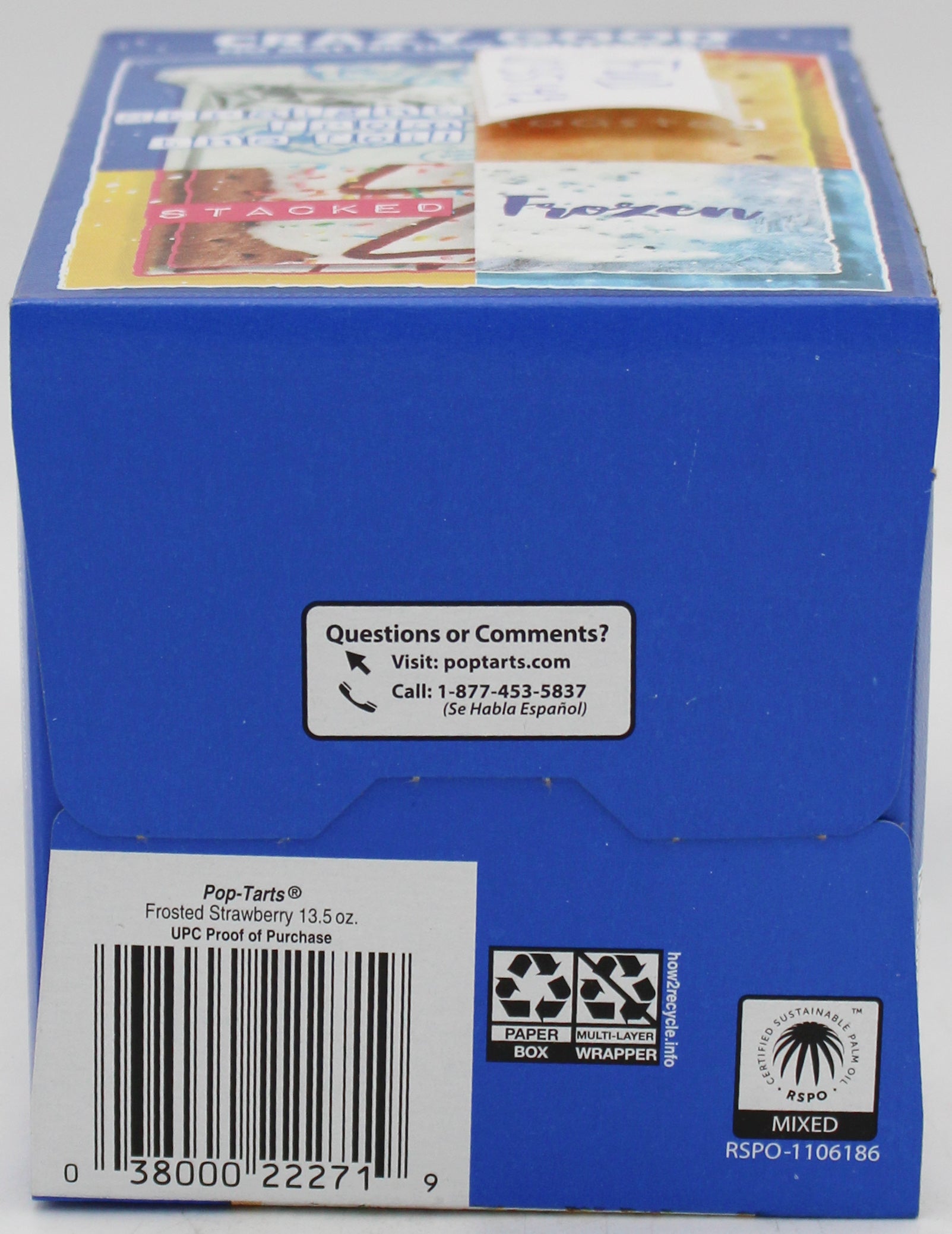 POP-TARTS CHOCOLATE CHIP 8ct 13.5oz bb 12/19/25