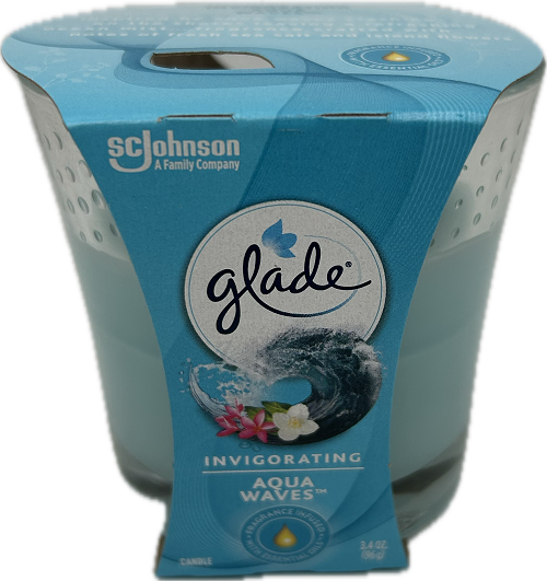 Glade Candle Aqua Waves 3.4oz – US Version