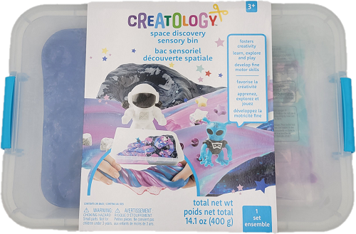 CREATOLOGY SPACE DISCOVERY SENSORY BIN SET ENSEMBLE 14.1oz