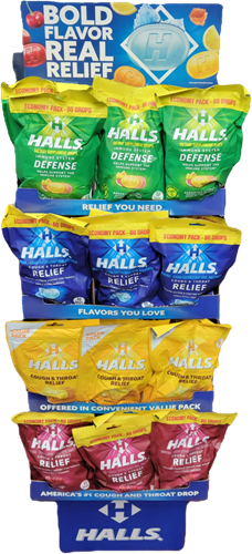 HALLS BASE ECO BAG FS 80 CT EXP 2/06/2027