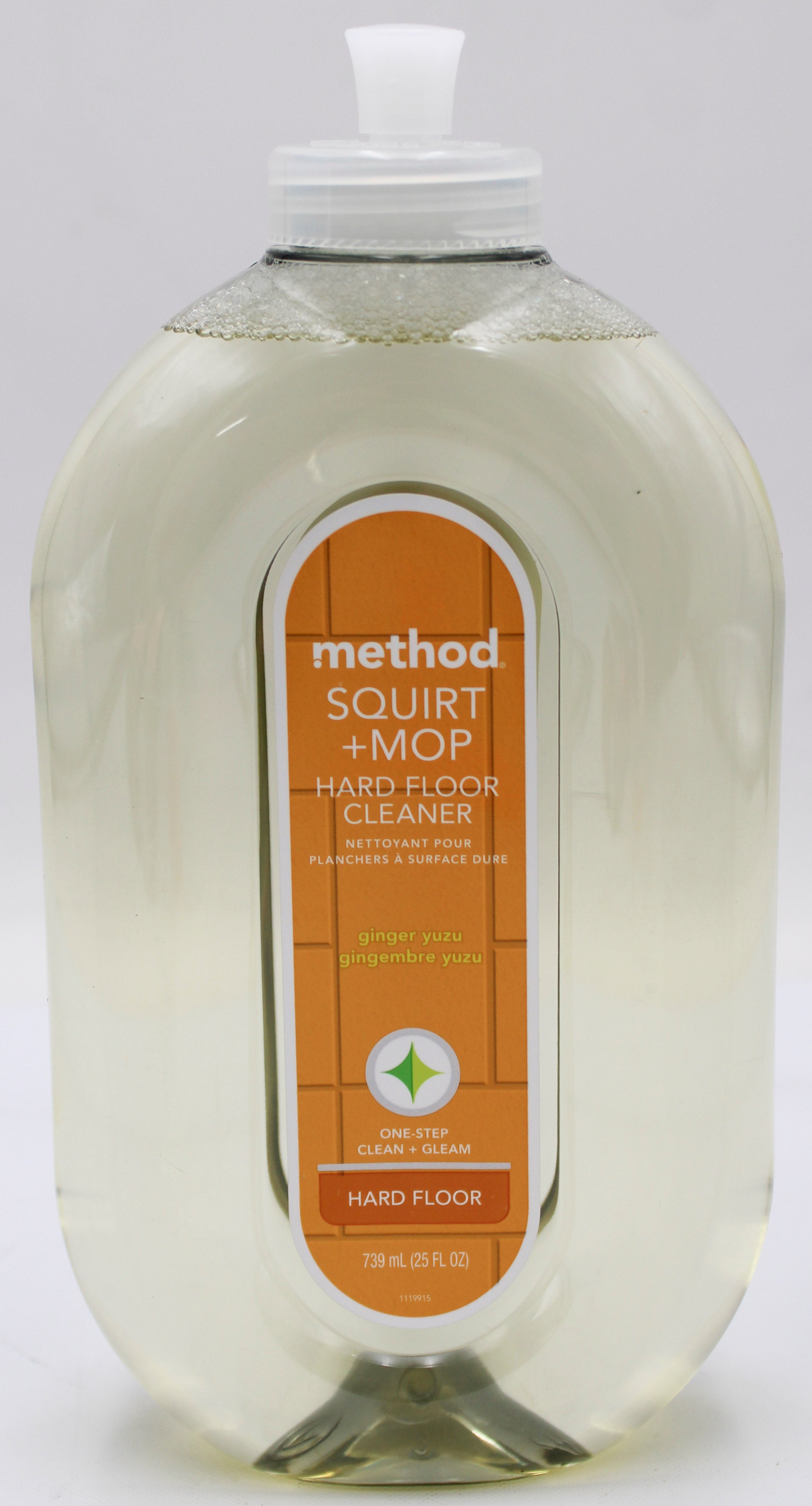 METHOD SQUIRT + MOP WOOD FLOOR CLEANER GINGER YUZU 25oz NA