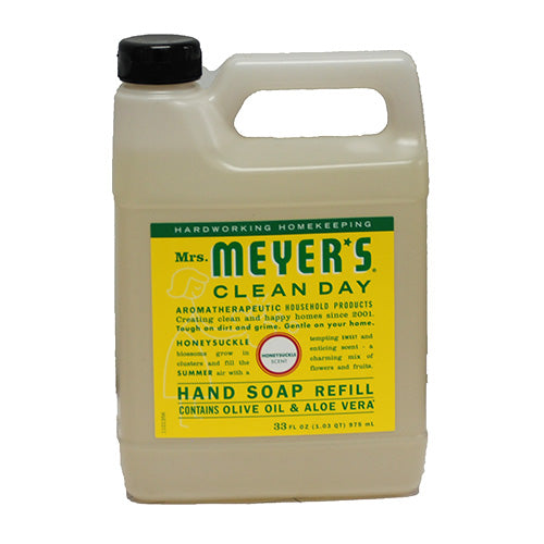SP MRS MEYER'S HAND SOAP REFILL 33oz HONEYSUCKLE SCENT