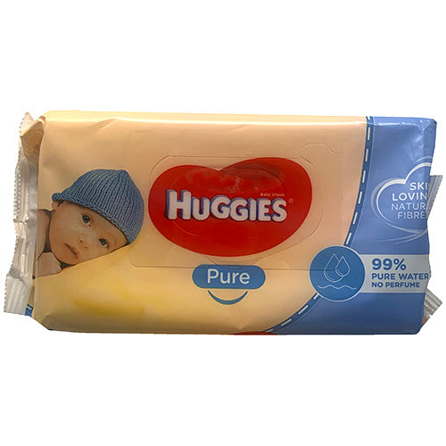 HUGGIES BABY WIPES 56CT(11/22)PURE