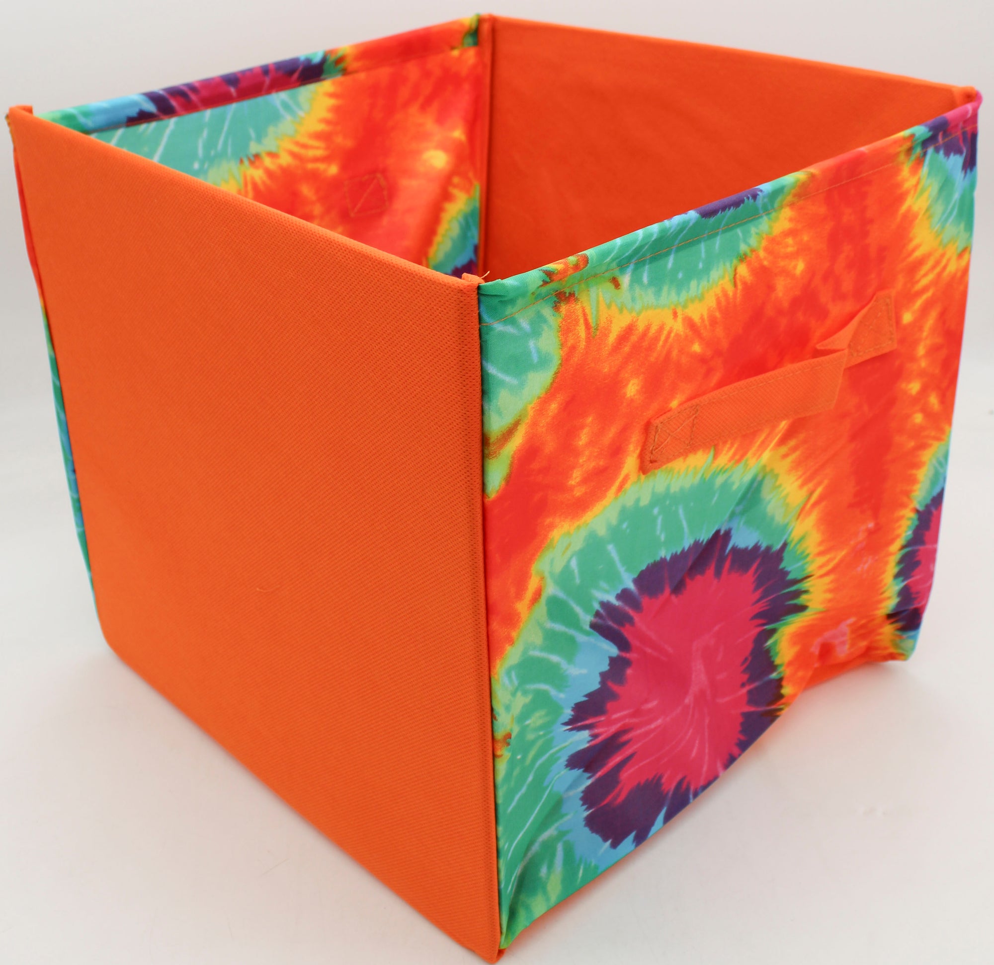 TIE DYE STORAGE CUBE - ORANGE