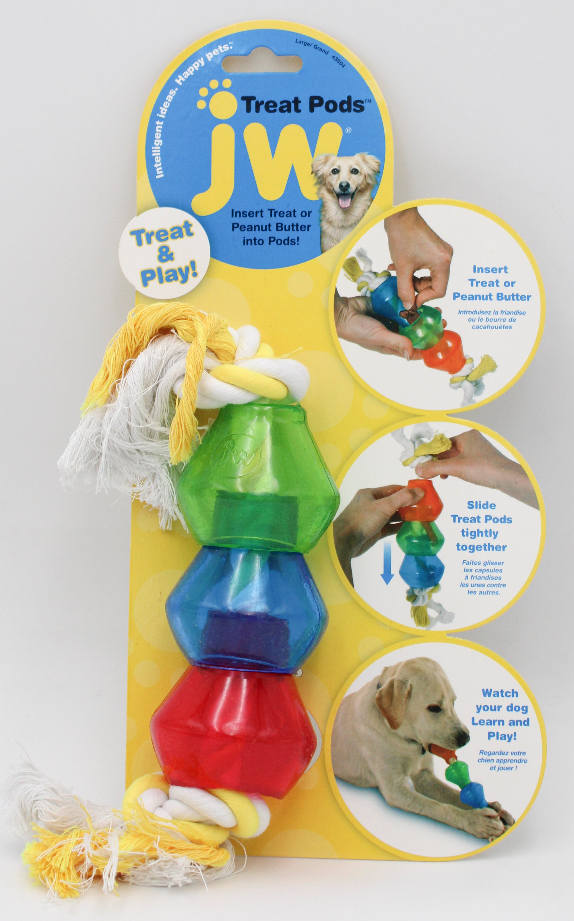 JW TREAT PODS DOG TOY LG