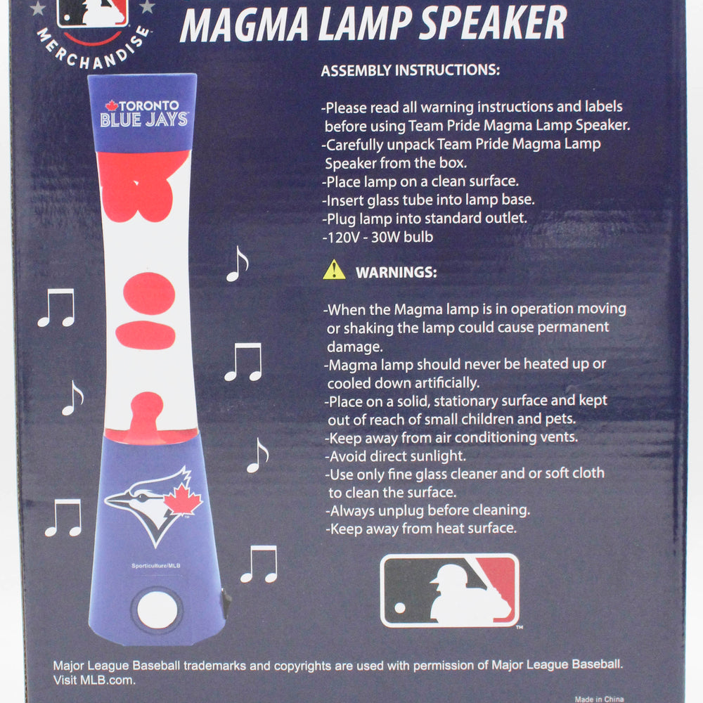 MLB TORONTO BLUE JAYS LAVA LAMP SPEAKER 16.5"